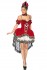 Alice im Wunderland Kostüm in Rot