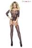 Netz-Bodystocking mit dekorativem Design