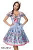 Romantisches Dirndl inkl. Spitzenbluse in zarte Blau