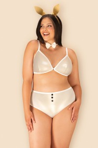 Panty mit einem wei&szlig;en Bommel