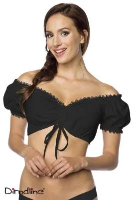 Dirndlbluse mit leichtem Schimmer