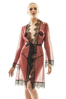 Kimono mit einer Satin Band