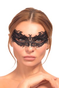 venezianische Augenmaske in schwarz