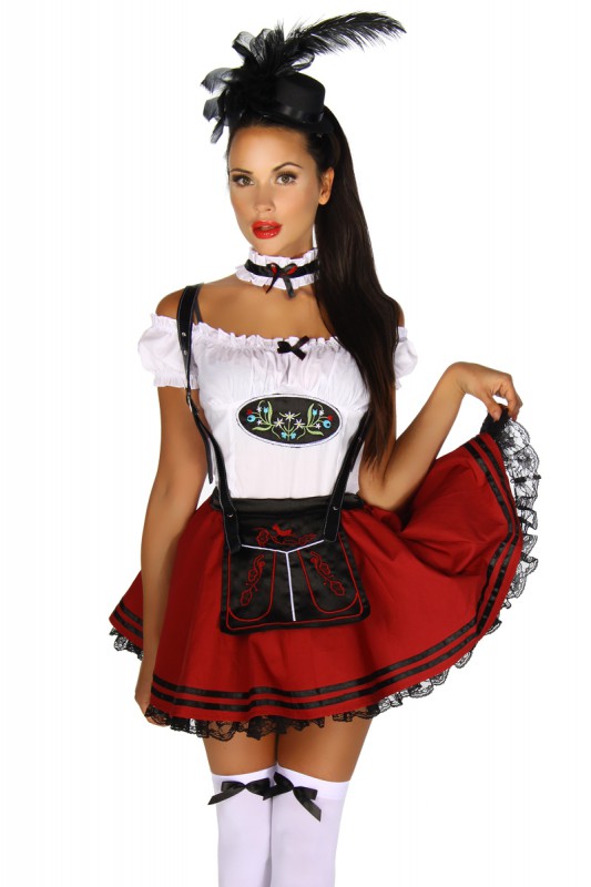 Sexy Mini-Dirndl für Oktoberfest